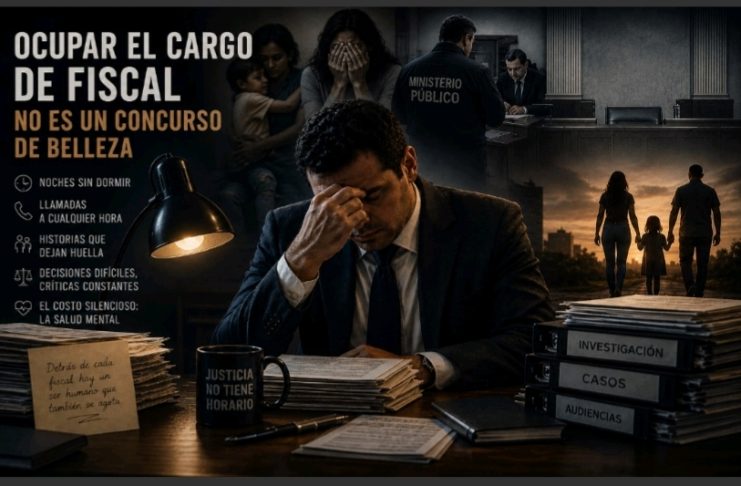 Ocupar el cargo de fiscal no es un concurso de belleza
