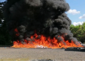 Combate al narcotráfico: Inacif destruye más de 1.1 toneladas de sustancias controladas incautadas en operativos nacionales