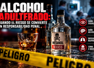 Alcohol adulterado: cuando el riesgo se convierte en responsabilidad penal